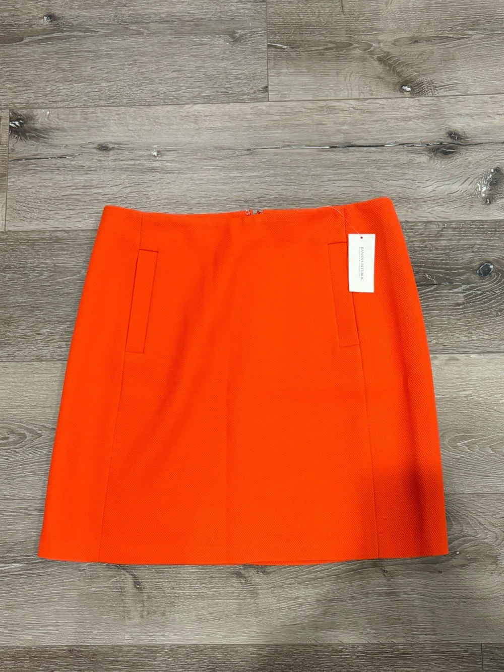 Banana Republic Bright Orange Mini Skirt